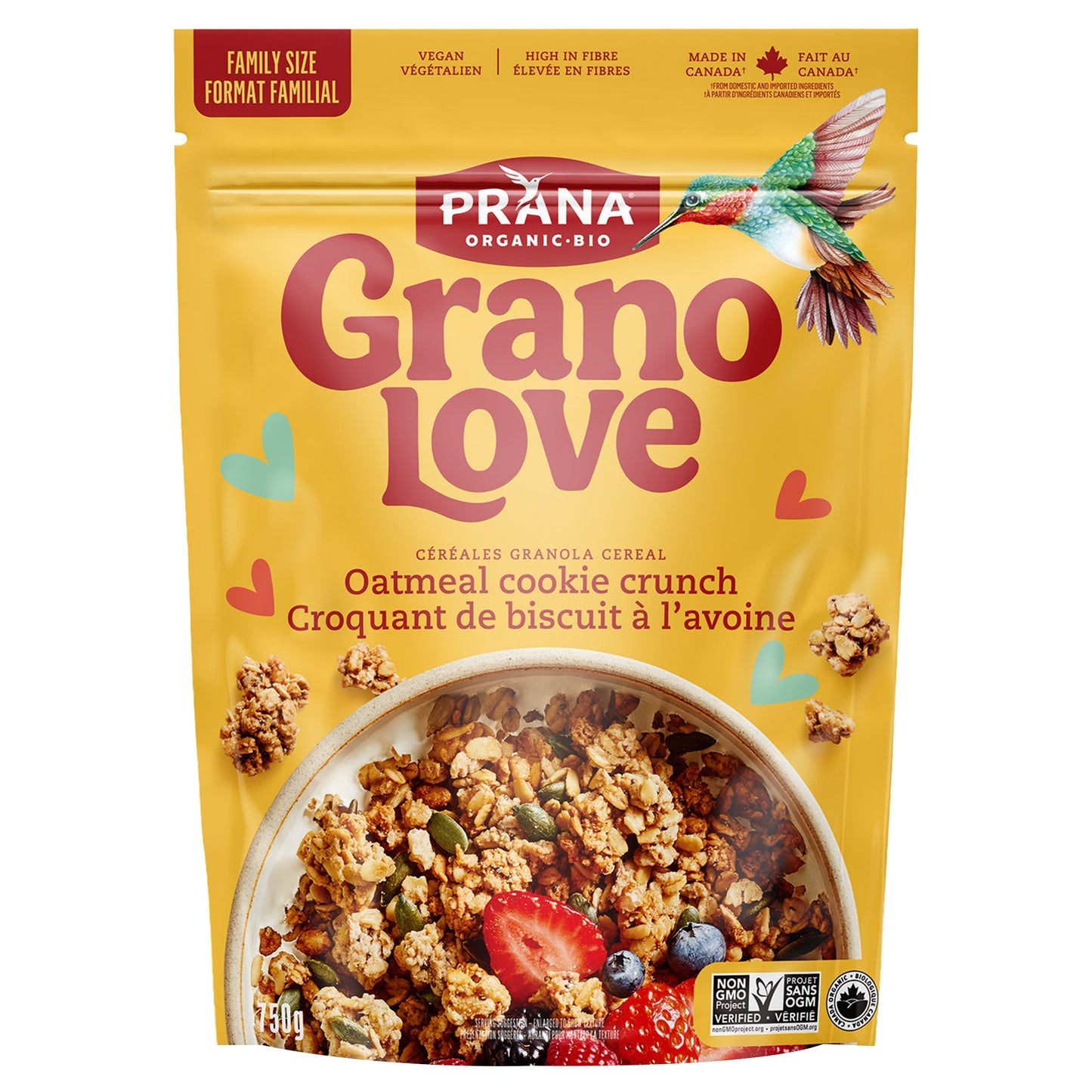 Prana Granolove Organic Granola, 4 × 750 g - image 3