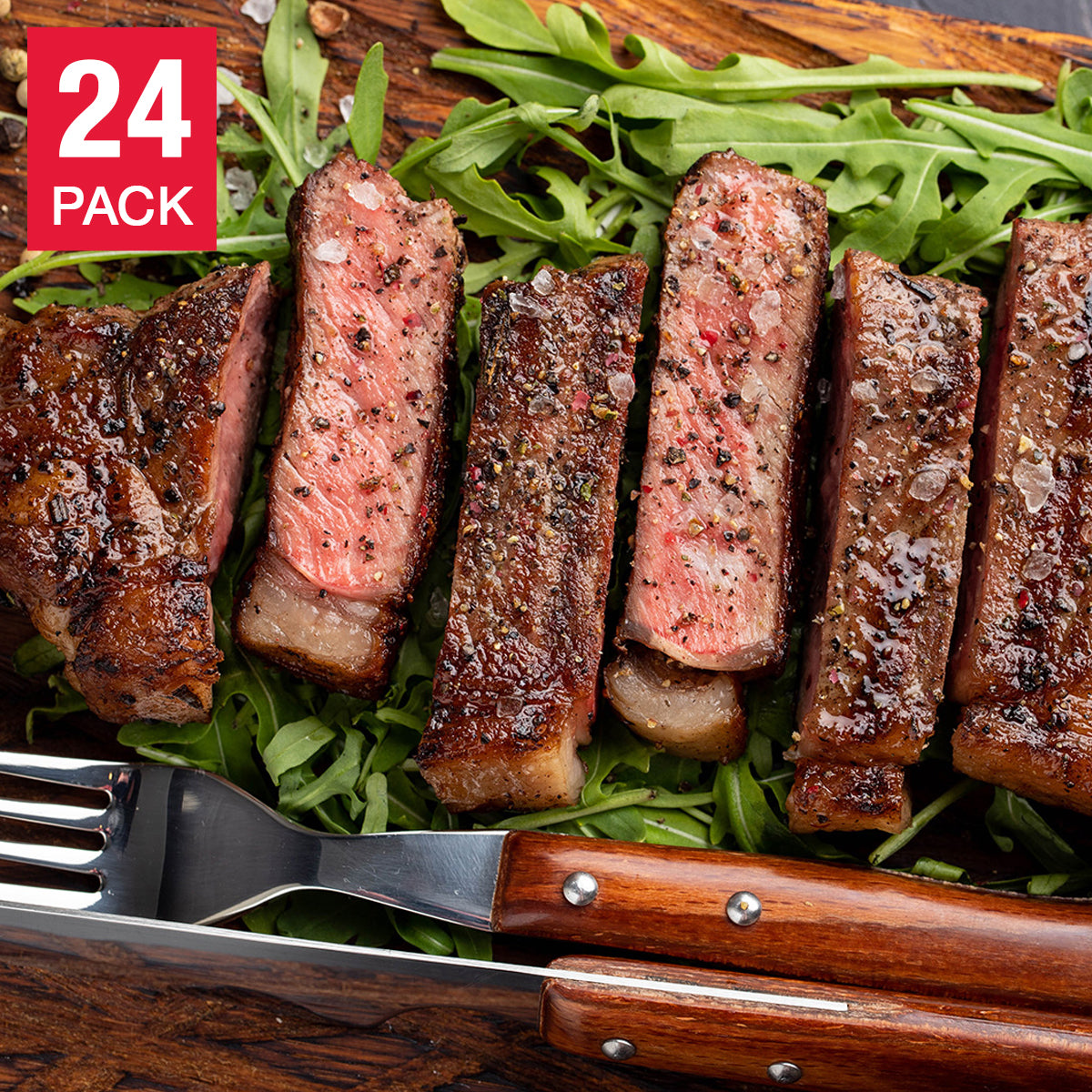 Near North Life AAA Striploin Steaks 12 oz (340 g) - image 2