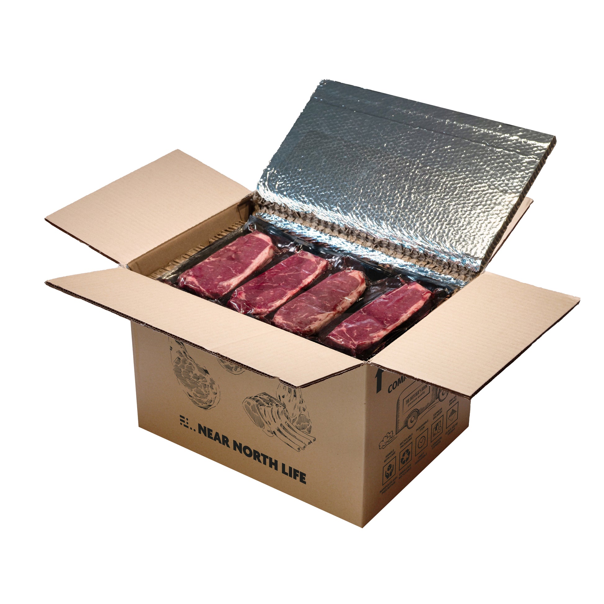 Near North Life AAA Striploin Steaks 12 oz (340 g) - image 7
