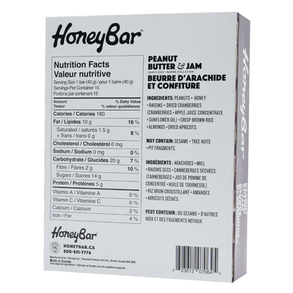 HoneyBar Snacks Bars, Variety Pack, 30 × 40 g - image 4
