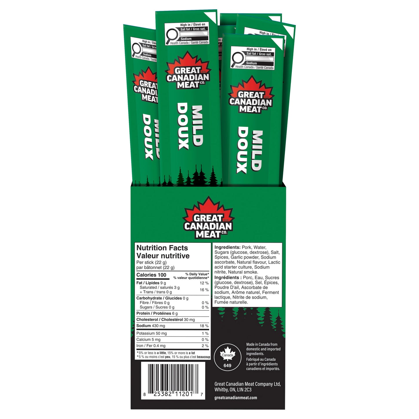 Great Canadian Meat Pepperoni Sticks, 72 × 22 g - image 2