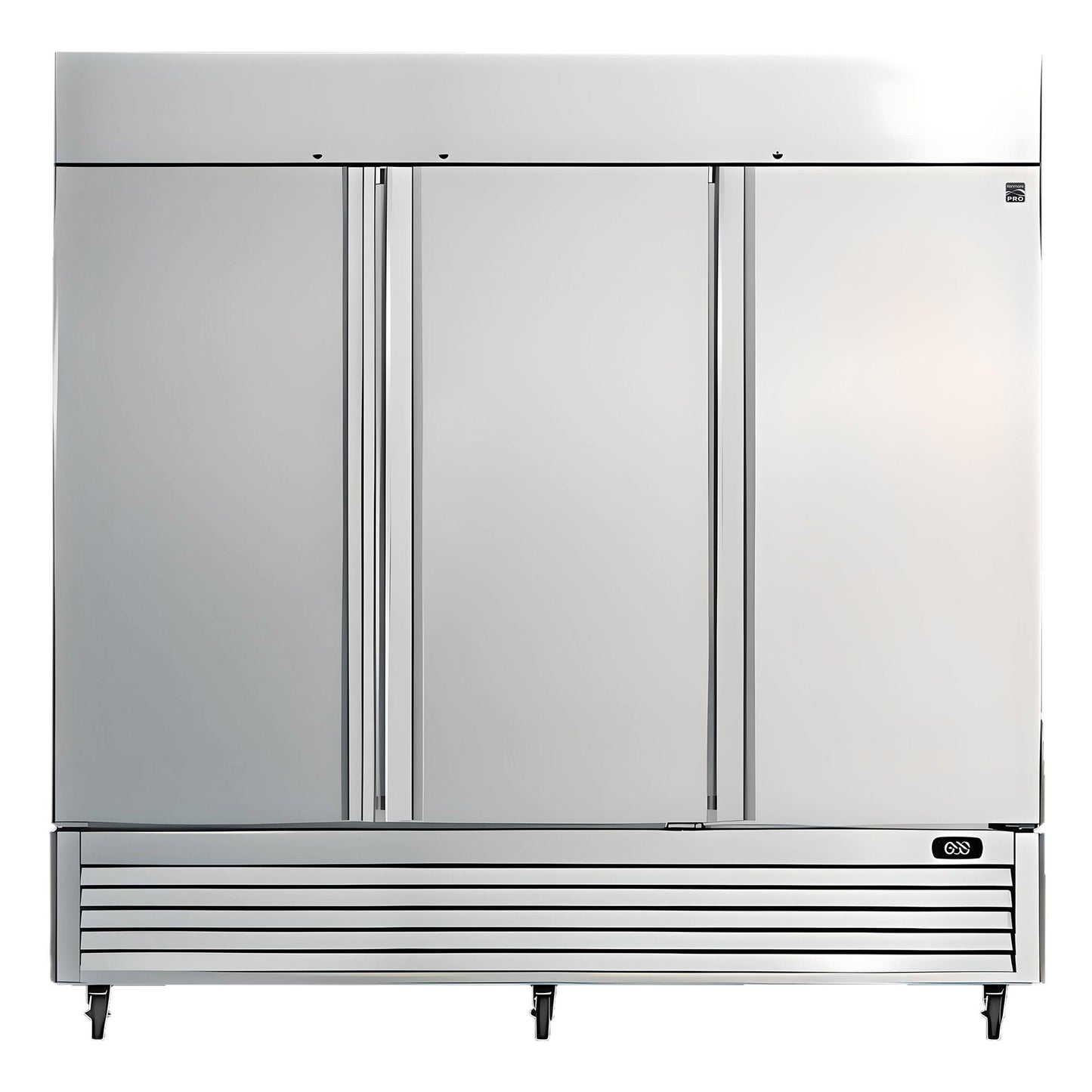 Kenmore Pro 81.8 in. 66 cu.ft. Stainless Steel Convertible Commercial 3-door Refrigerator or Freezer - image 1