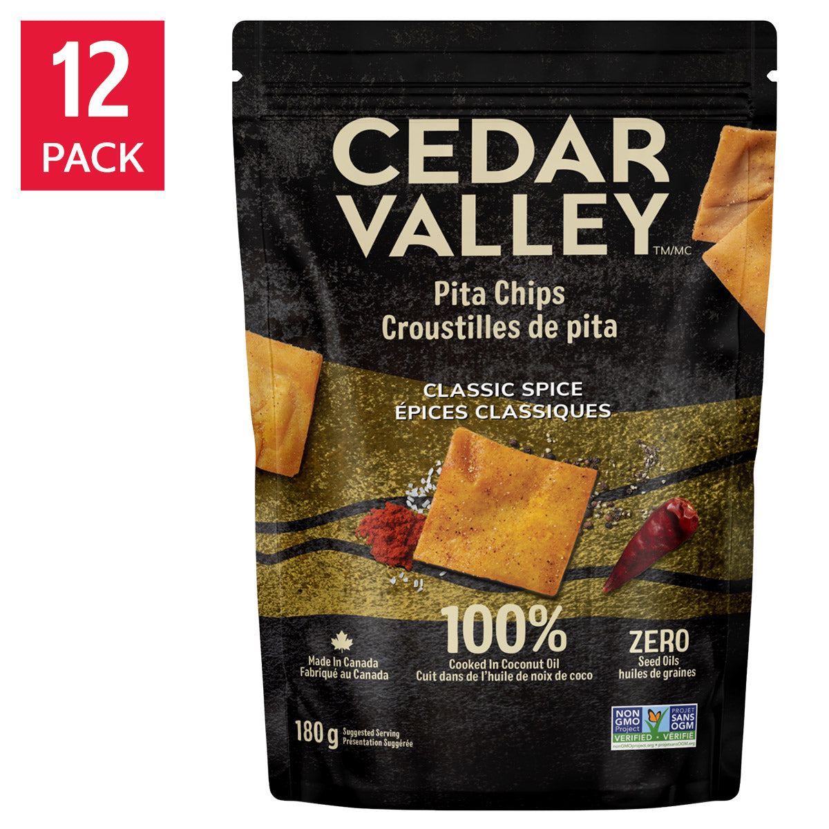 Cedar Valley Pita Chips, 12 × 180 g - image 4