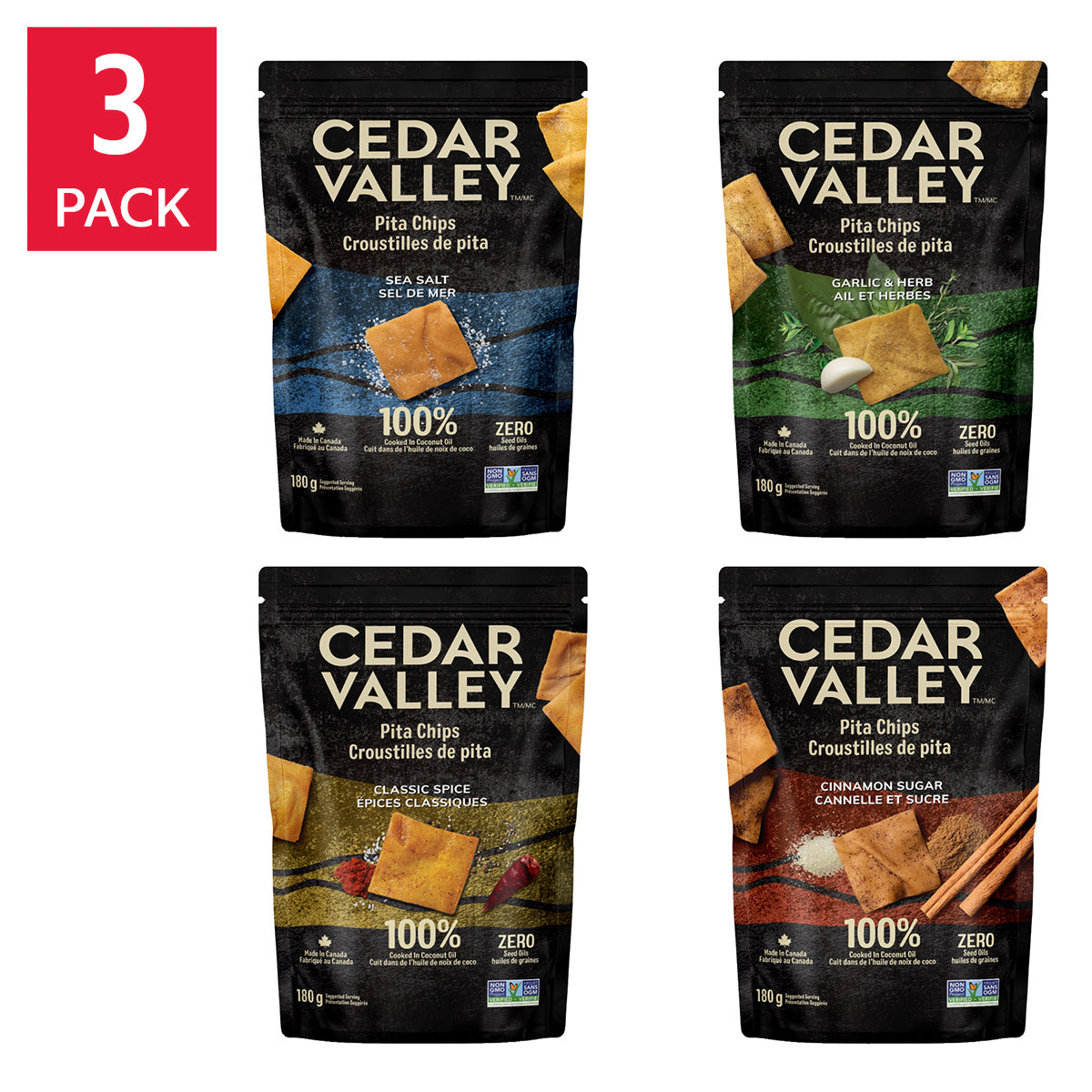 Cedar Valley Pita Chips, 12 × 180 g - image 5