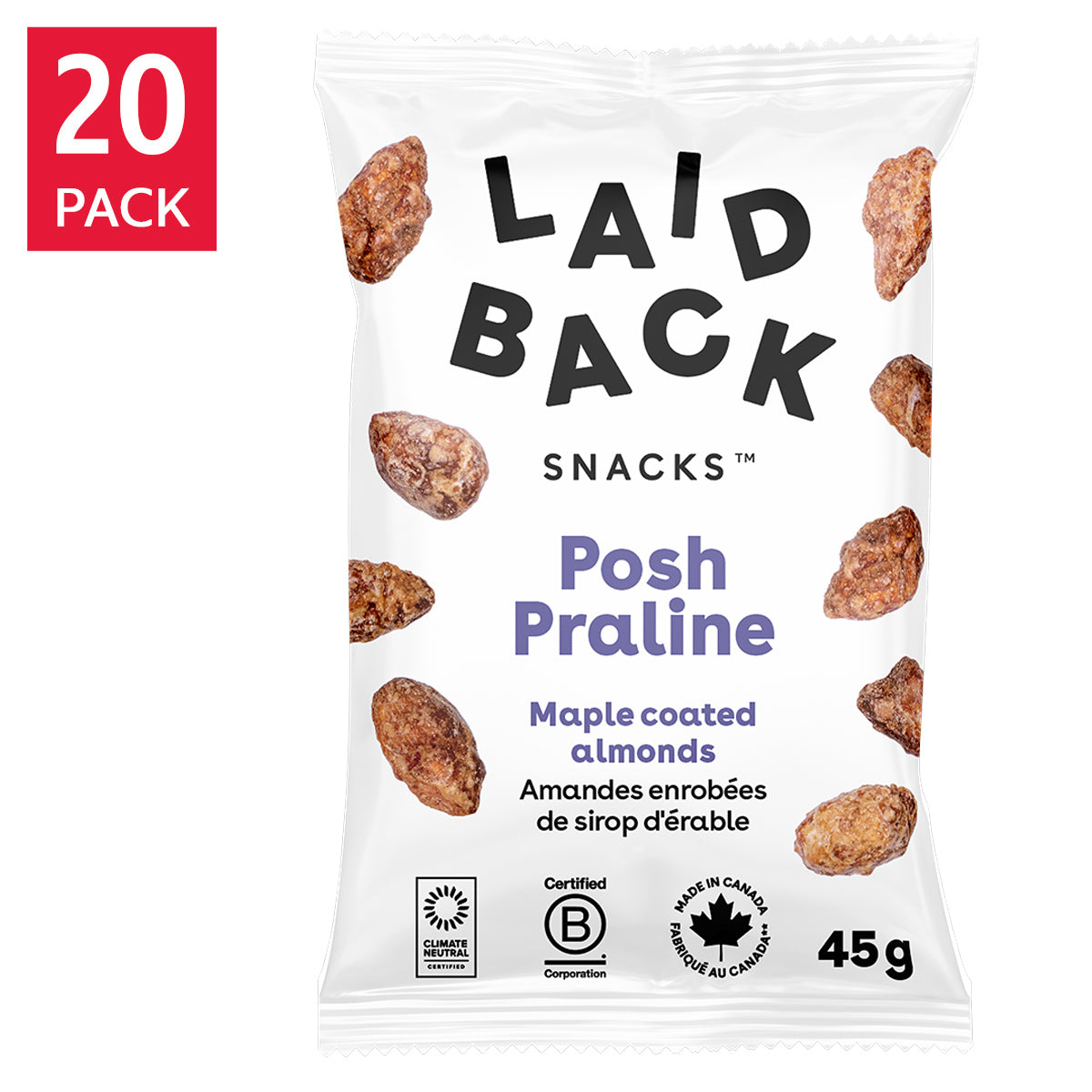 Laid Back Snacks, Snack Mix, 20 × 45 g - image 1