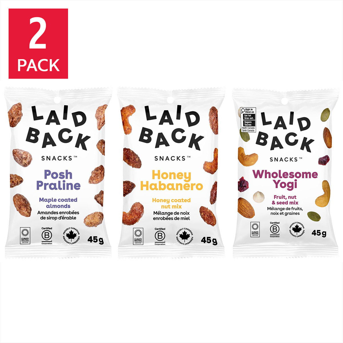 Laid Back Snacks, Snack Mix, 20 × 45 g - image 5