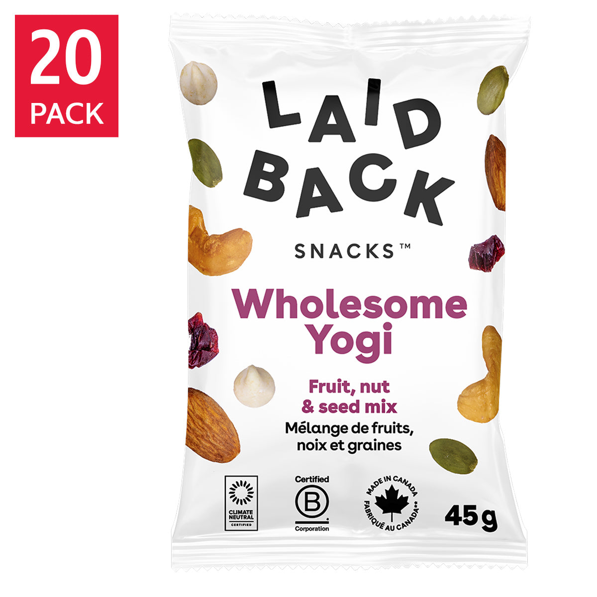 Laid Back Snacks, Snack Mix, 20 × 45 g - image 7