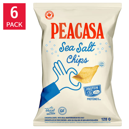 Peacasa Chickpea Chips, 6 × 128 g - image 12
