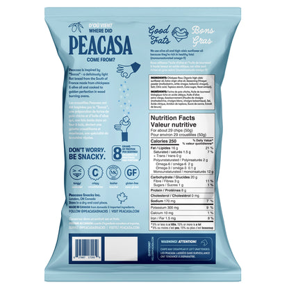 Peacasa Chickpea Chips, 6 × 128 g - image 4