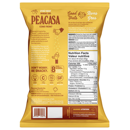 Peacasa Chickpea Chips, 6 × 128 g - image 5