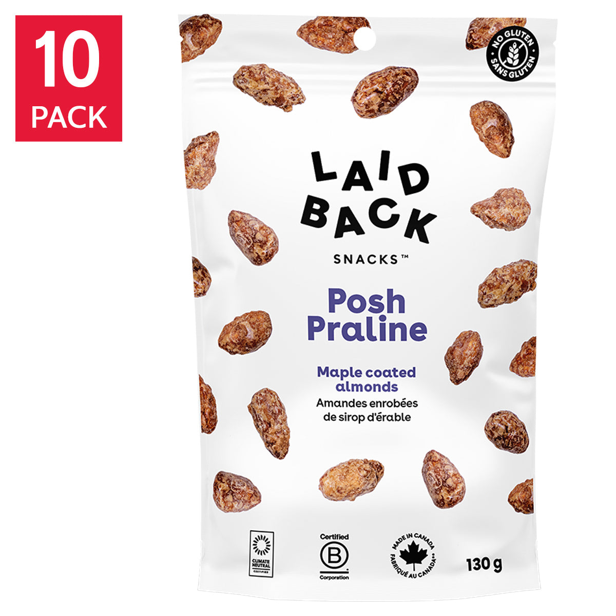 Laid Back Snacks, Snack Mix, 10 × 130 g - image 1