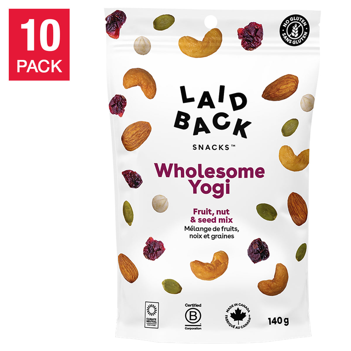 Laid Back Snacks, Snack Mix, 10 × 130 g - image 2
