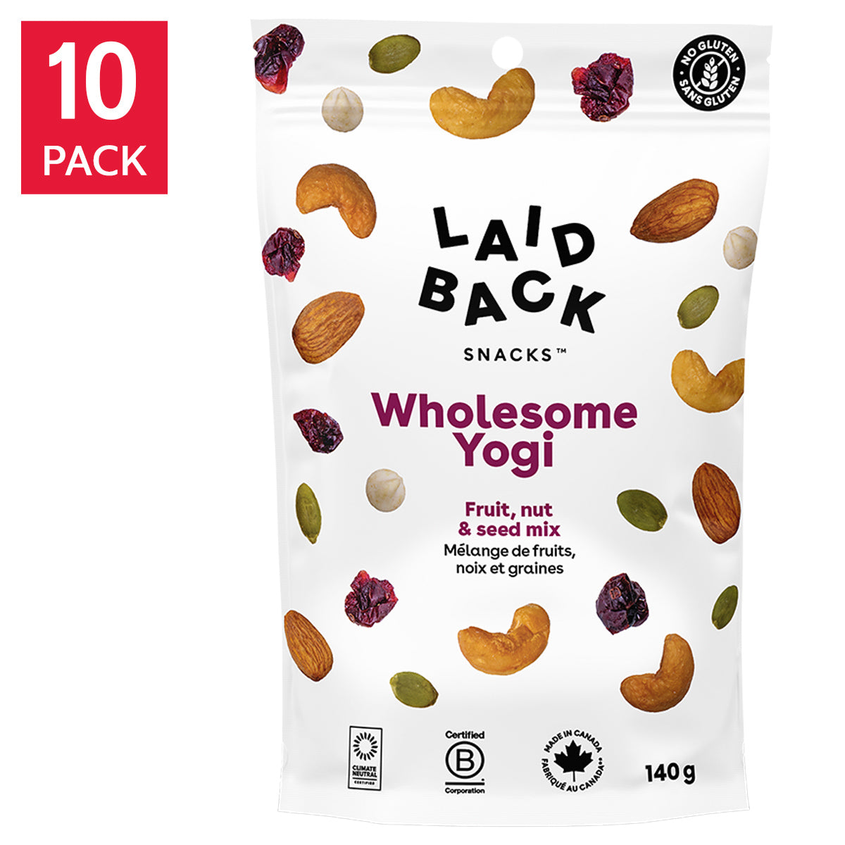 Laid Back Snacks, Snack Mix, 10 × 130 g - image 3