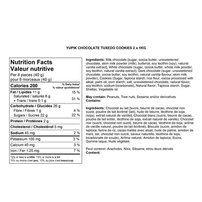 Yupik Chocolate Tuxedo Cookies Cake Bites, 2 × 1 kg - image 4
