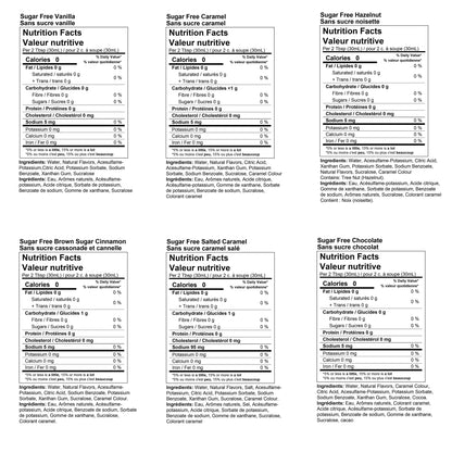 Torani Sugar Free Syrup Variety Pack, 6 × 750 mL + 1 Pump - image 3