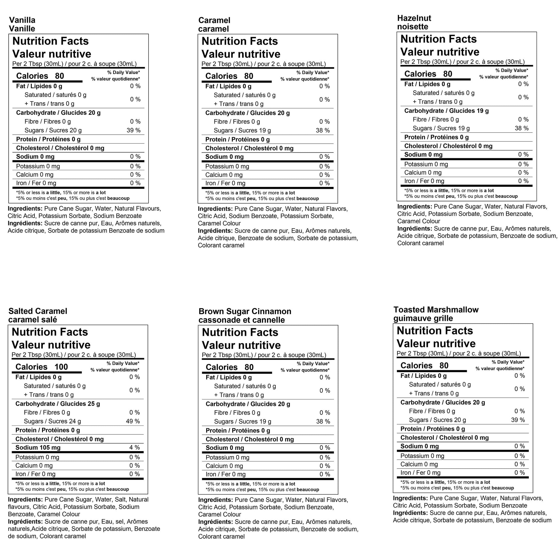 Torani Flavouring Syrups, 6 × 750 mL + 1 Pump - image 3