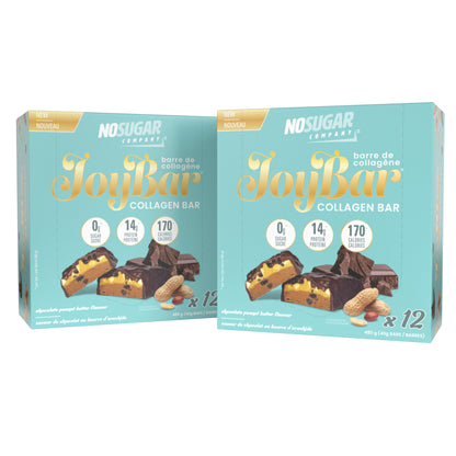 No Sugar Joybar, Collagen Bars, 24 × 40 g - image 2