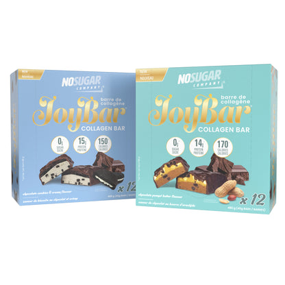 No Sugar Joybar, Collagen Bars, 24 × 40 g - image 1