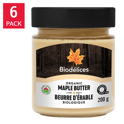 Biodélices Organic Maple Butter, 6 × 200 g - image 1