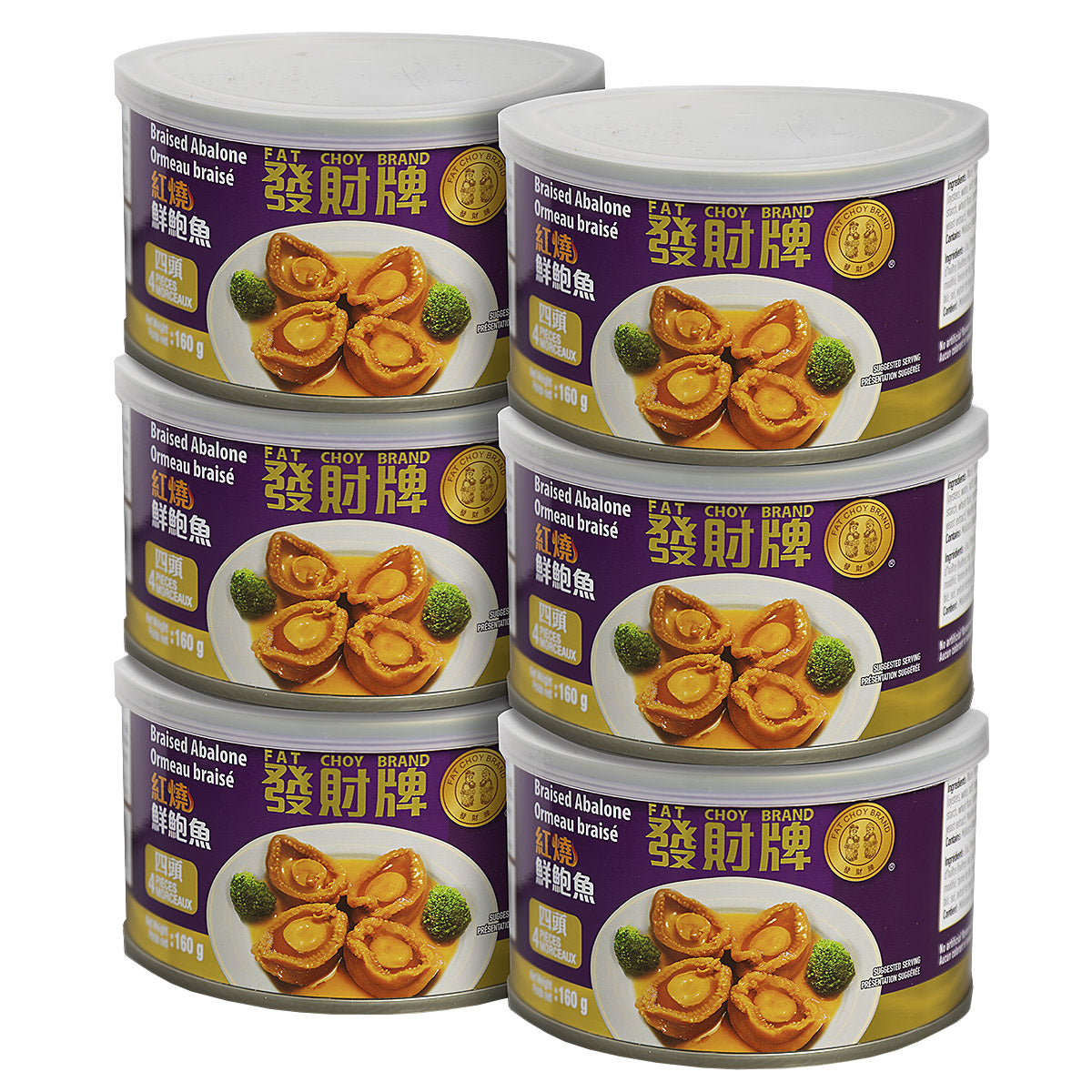 Fat Choy Braised Abalones, 6 × 160 g - image 1