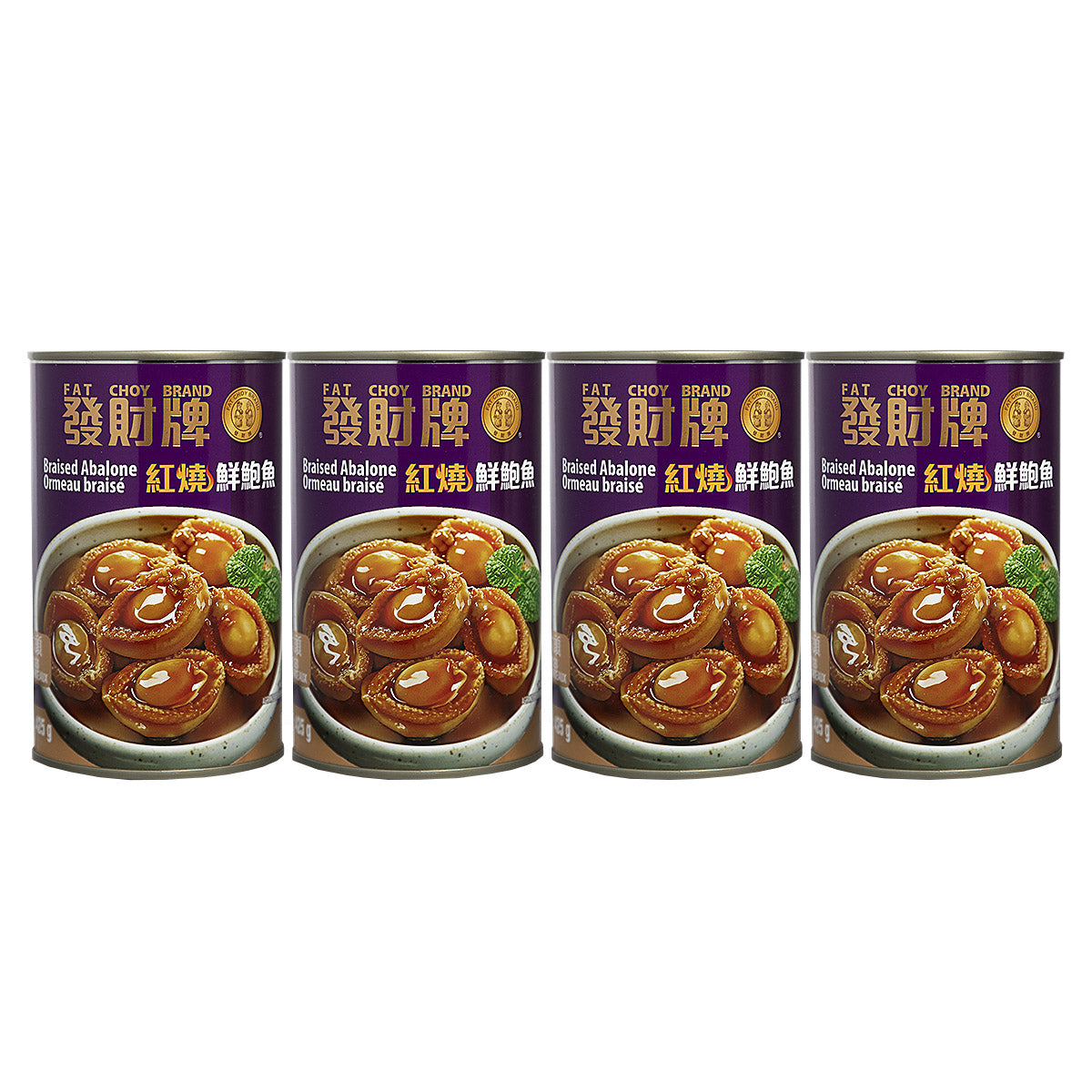 Fat Choy Braised Abalones, 4 × 425 g - image 1