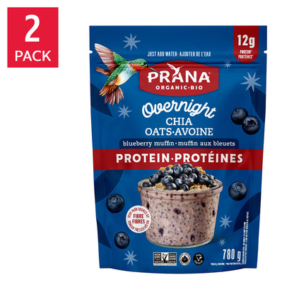 Prana Overnight Protein Chia Oats, 2 × 780 g - image 2