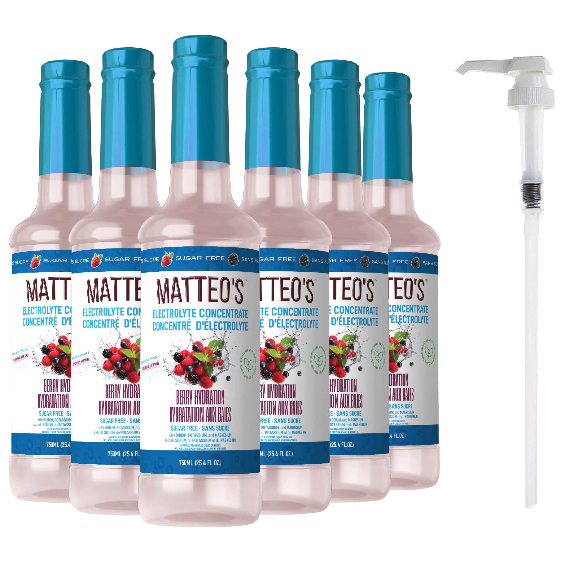 Matteo's Liquid Electrolyte Concentrate Hydration Enhancer, 6 × 750 mL - image 7