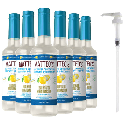 Matteo's Liquid Electrolyte Concentrate Hydration Enhancer, 6 × 750 mL - image 2
