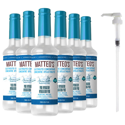 Matteo's Liquid Electrolyte Concentrate Hydration Enhancer, 6 × 750 mL - image 6