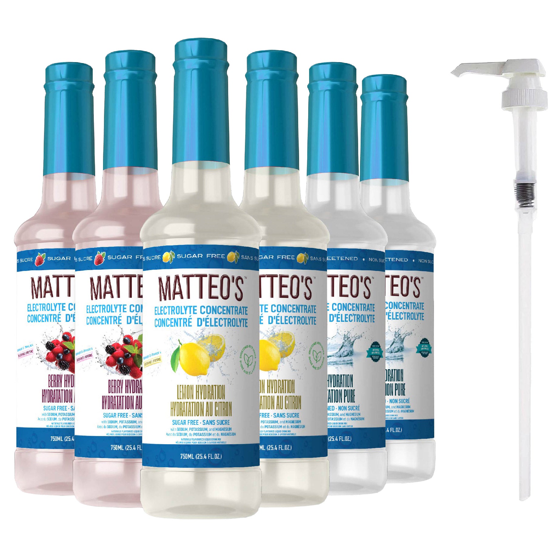 Matteo's Liquid Electrolyte Concentrate Hydration Enhancer, 6 × 750 mL - image 5