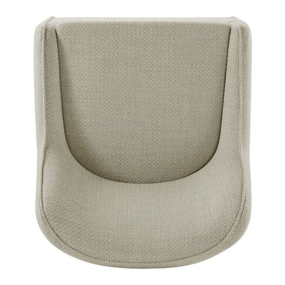 Aiden & Ivy Fabric Dining Chair with Castors