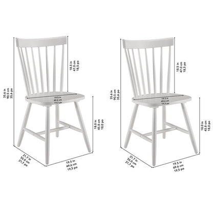 Bush Furniture West End Dining Chair, 2-pack