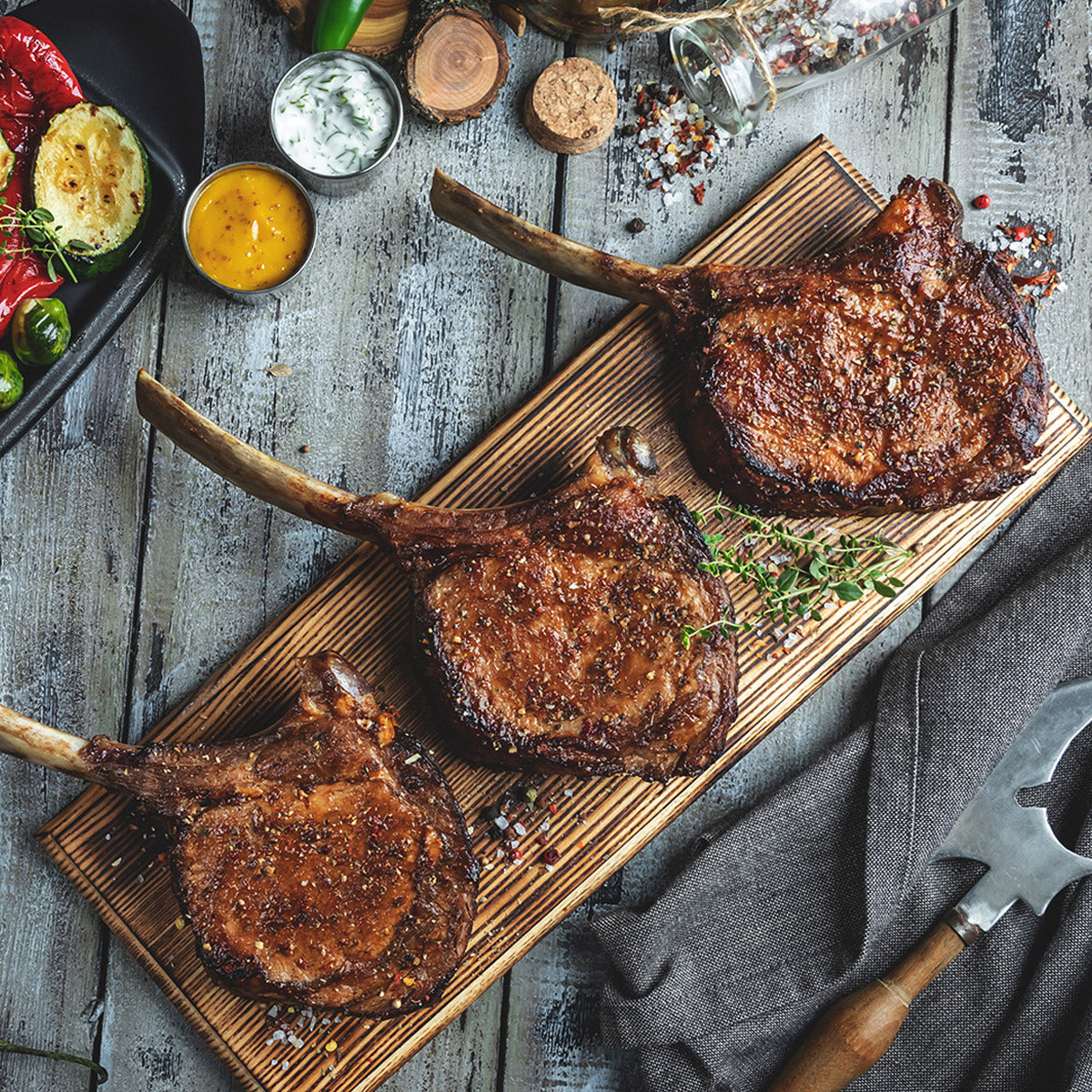 Near North Life Tomahawk Veal Chop, 16 oz - image 3
