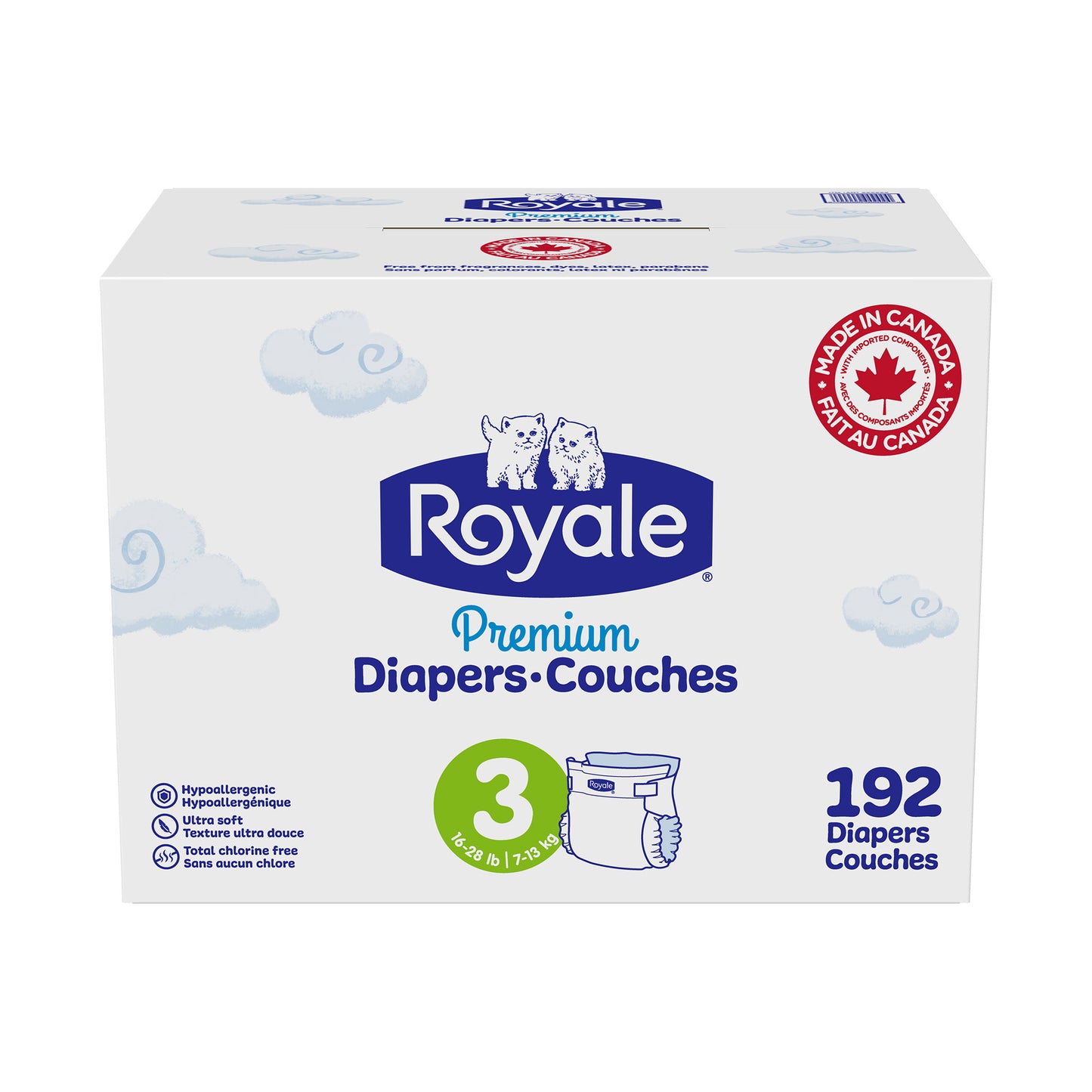 Royale Premium Baby Diapers, Sizes 3 - 6 - image 2