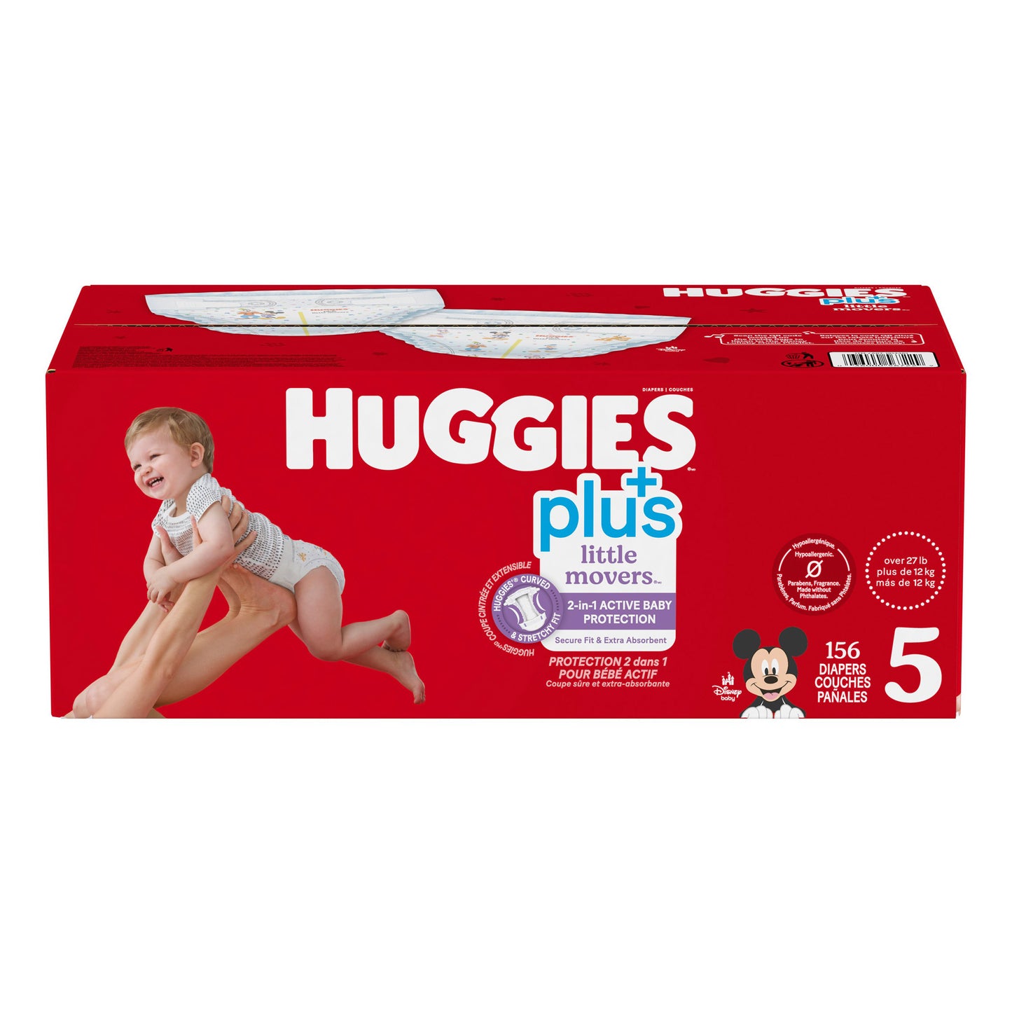 Huggies Little Movers Plus Diapers, Sizes 3 - 7 - image 10