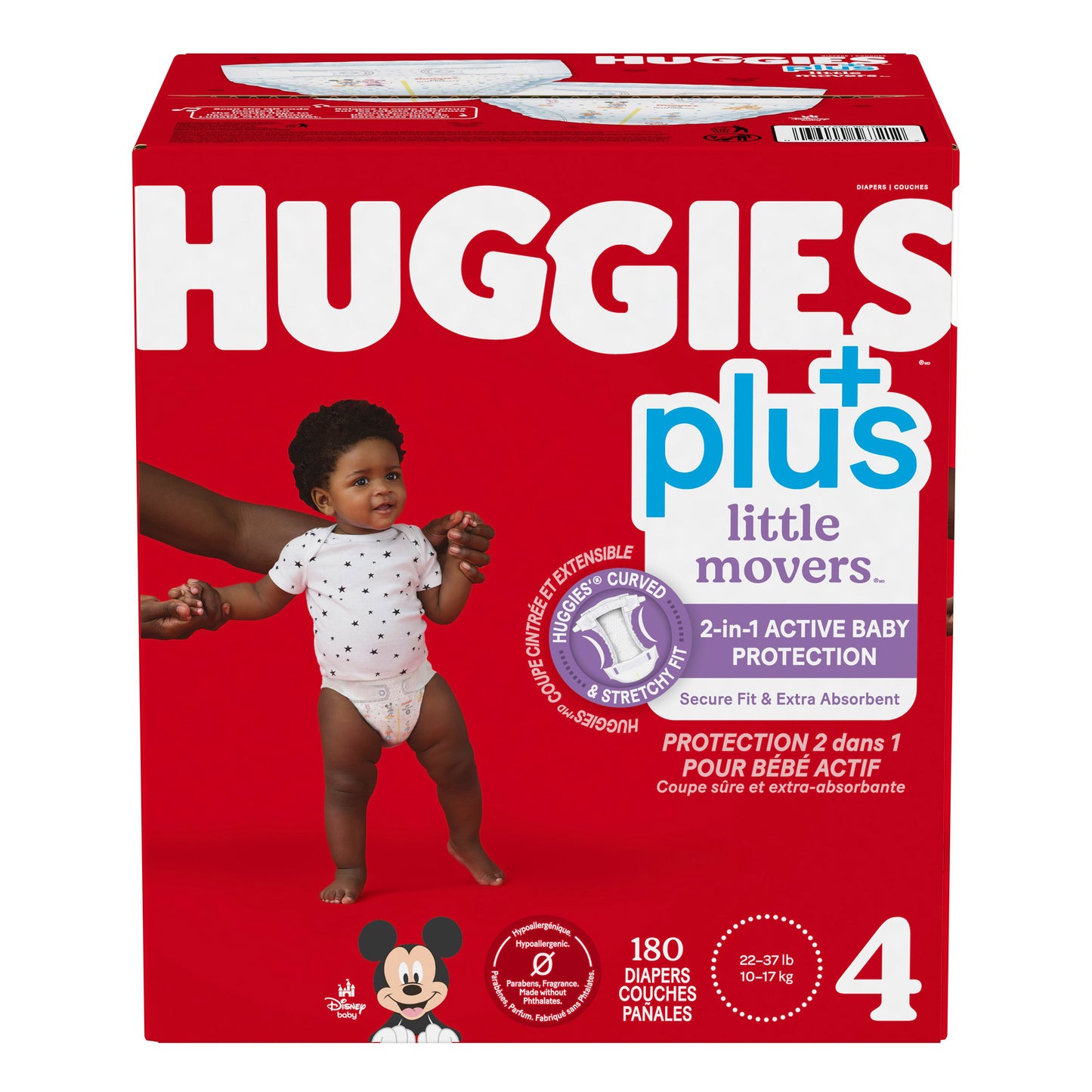 Huggies Little Movers Plus Diapers, Sizes 3 - 7 - image 9