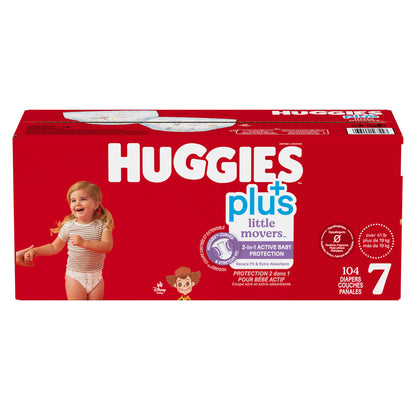 Huggies Little Movers Plus Diapers, Sizes 3 - 7 - image 12