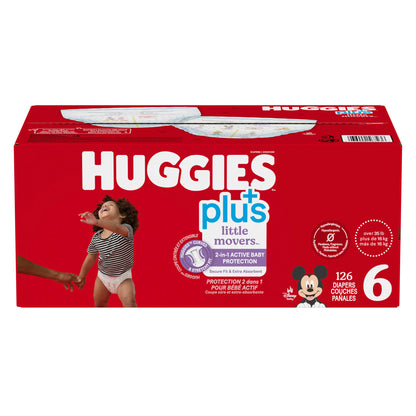 Huggies Little Movers Plus Diapers, Sizes 3 - 7 - image 11