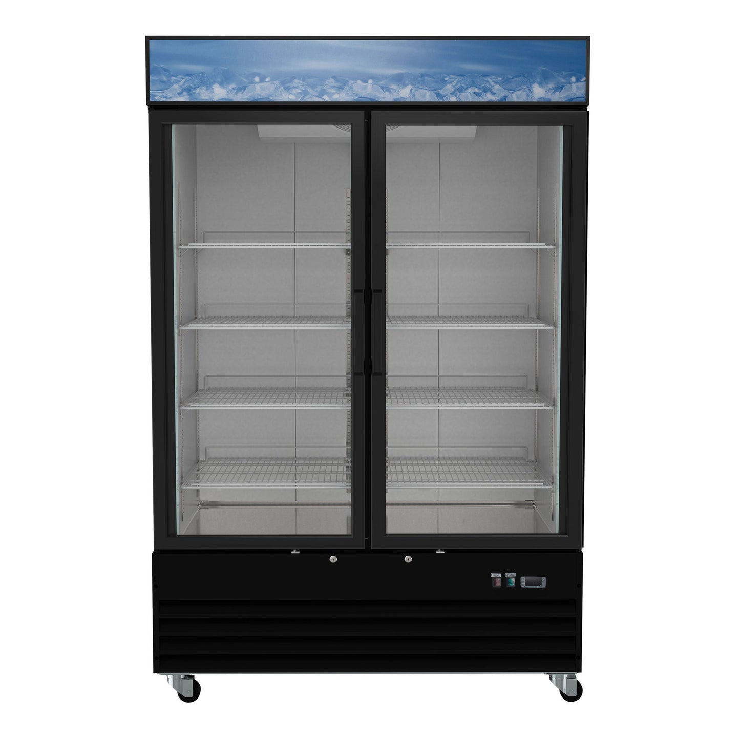 Eurodib 53 in. 45 cu. ft. Commercial Reach-in Glass 2-door Freezer - image 1