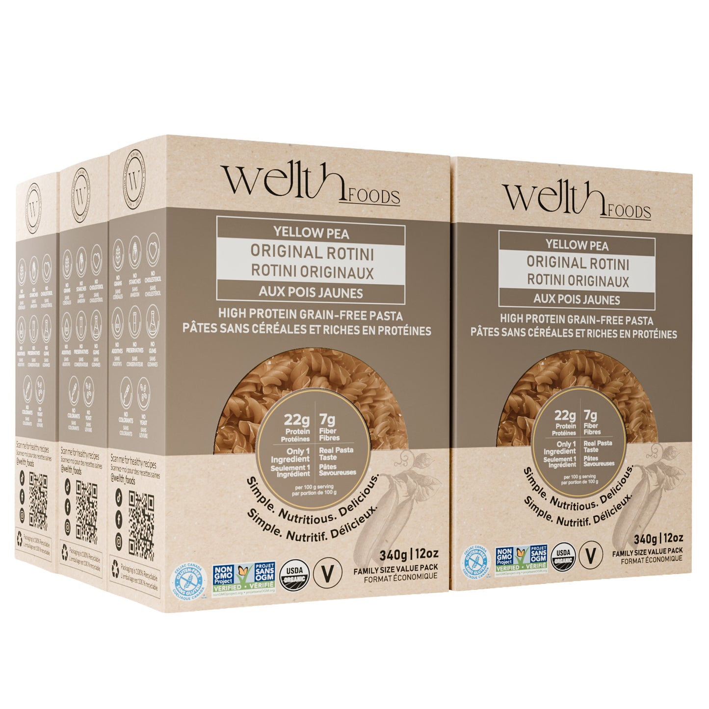 Wellth Protein Pasta, 6 × 340 g - image 8