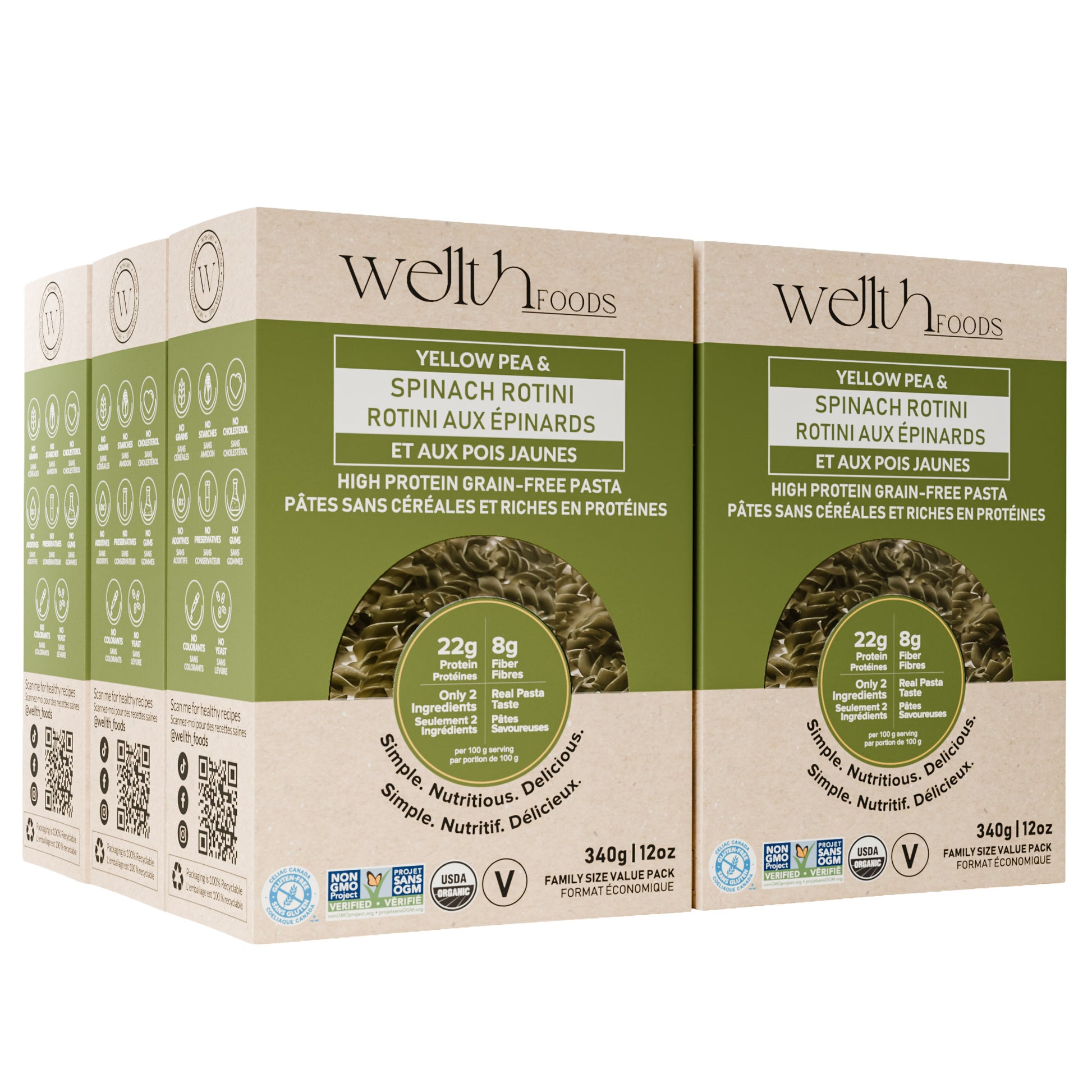 Wellth Protein Pasta, 6 × 340 g - image 9