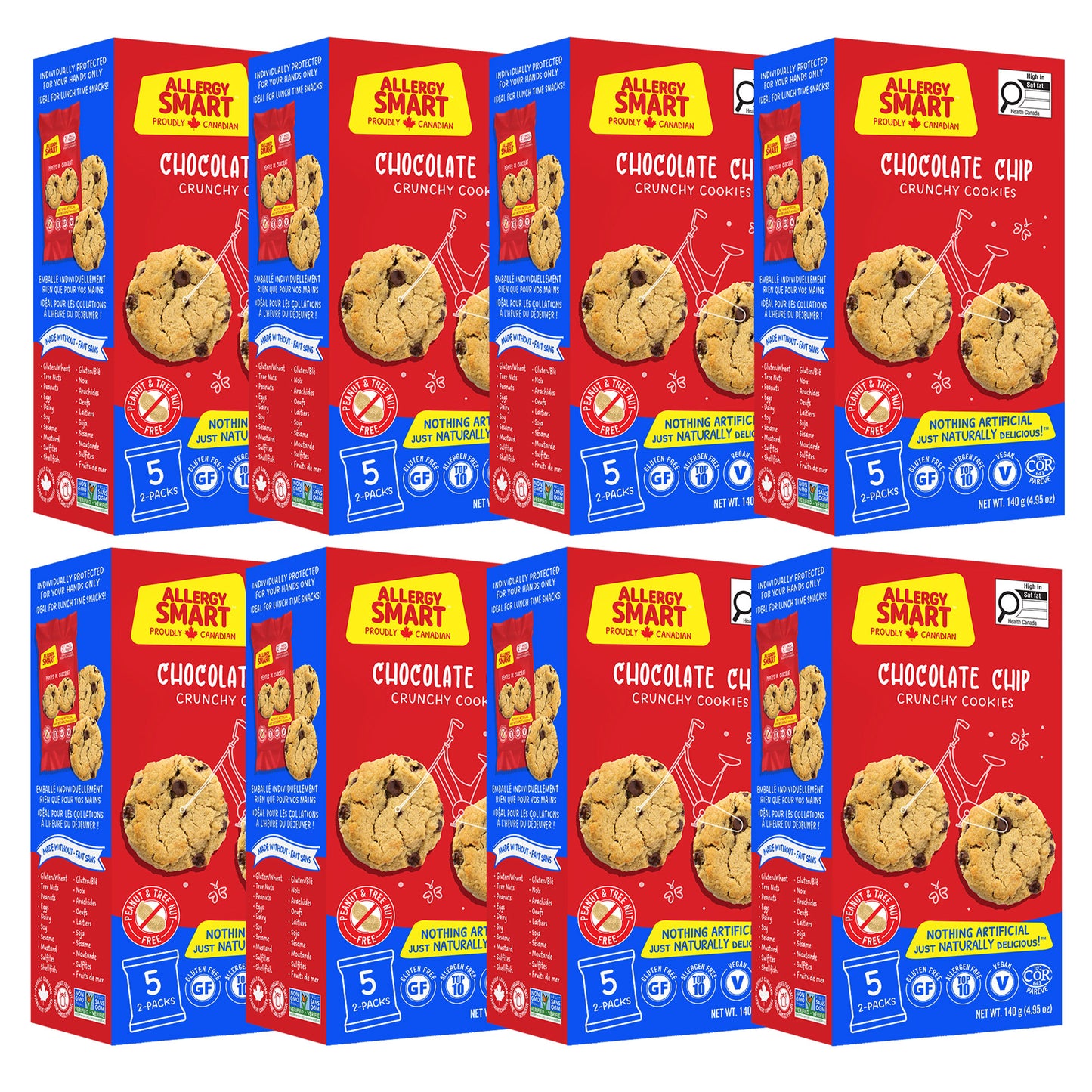 Allergy Smart Cookies, ​8 × ​1​40 g - image 1