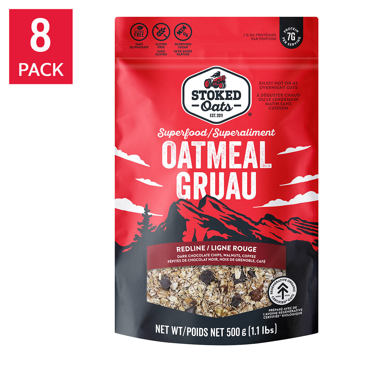 Stoked Oats Oatmeal, 8 × 500 g - image 5