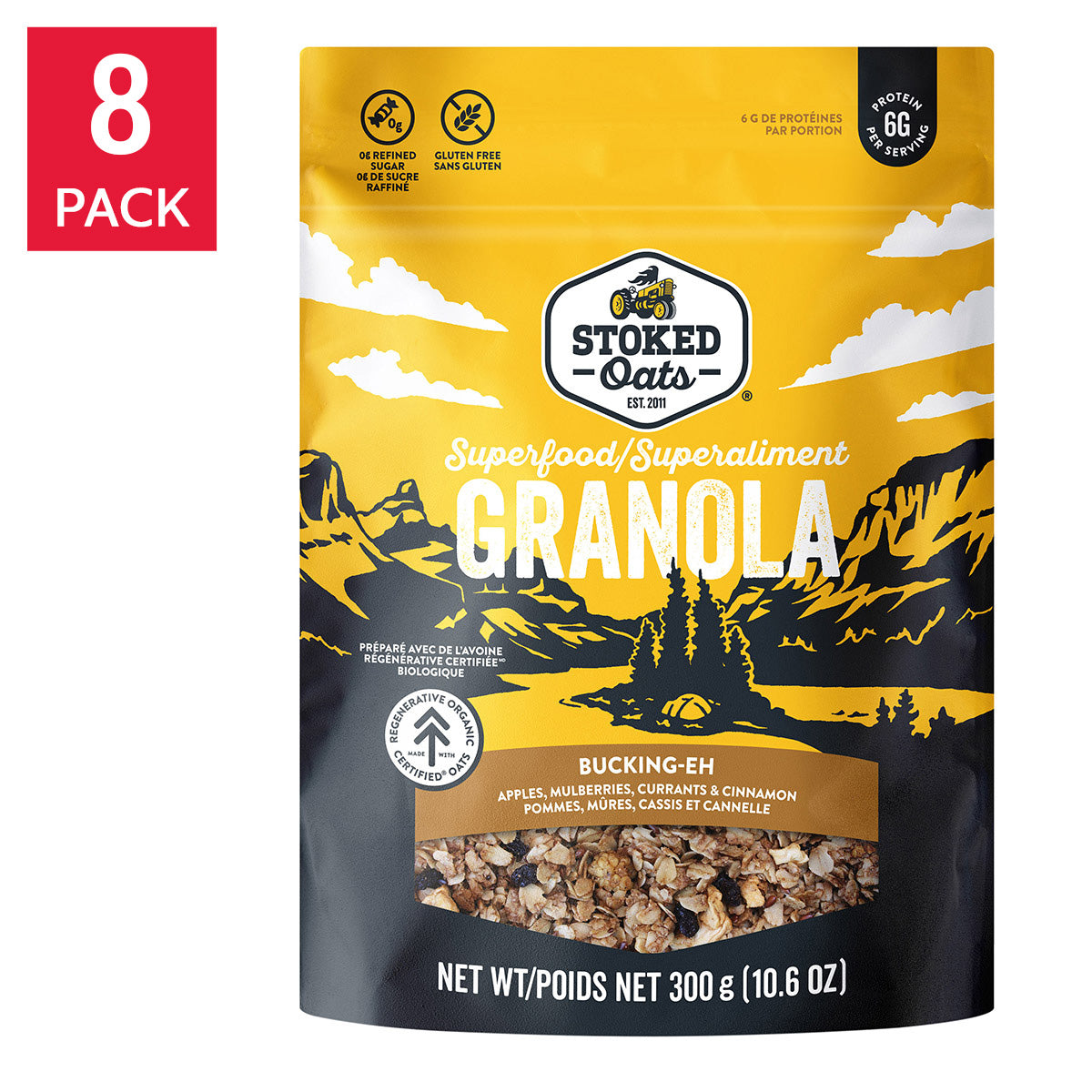 Stoked Oats Granola, 8 × 300 g - image 3