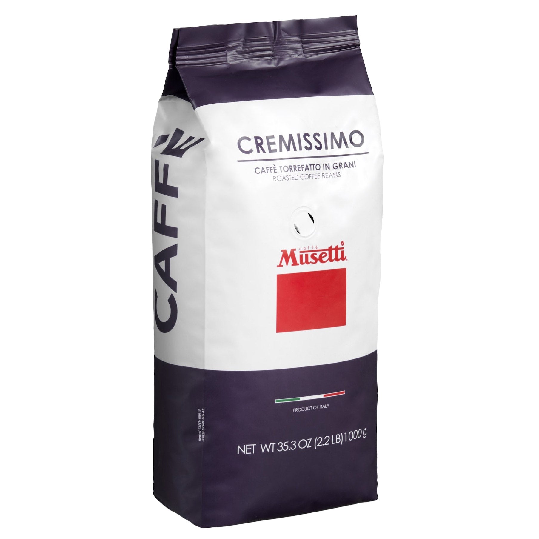 Musetti Cremissimo Roasted Coffee Beans Espresso Blend from Italy - image 1