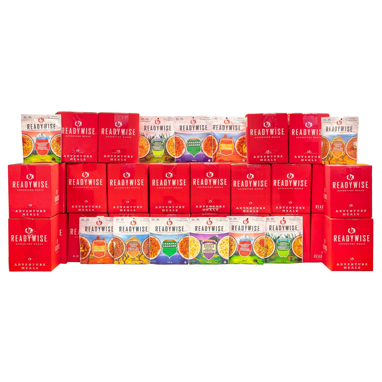 Readywise Adventure Meals Kit, 144 Pouches - image 1