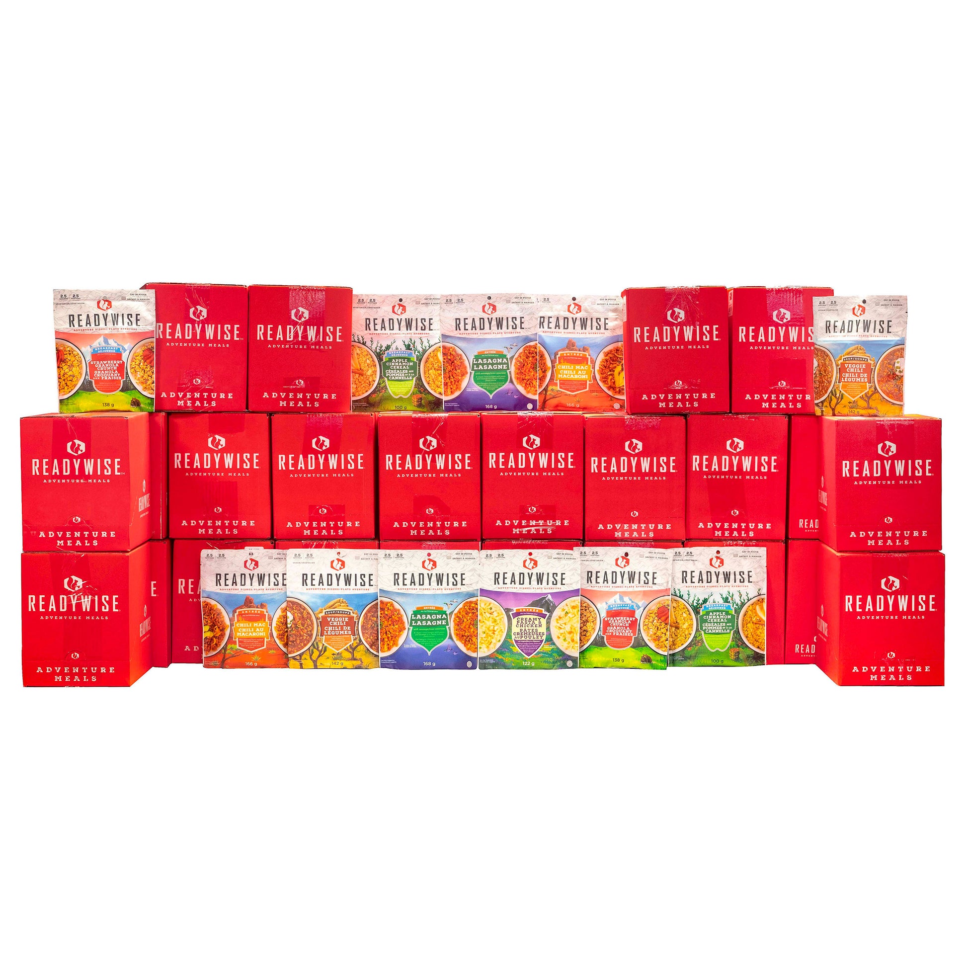 Readywise Adventure Meals Kit, 144 Pouches - image 1