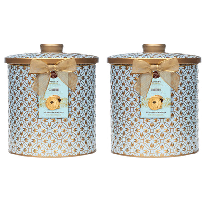 Mary Macleod's Embossed Jar Tins with a Variety of Shortbread Cookies, 2 x 30 Cookies - image 2