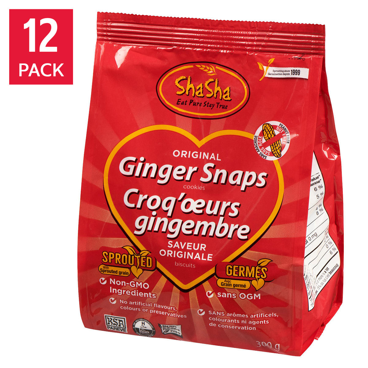 ShaSha Snap Cookies, 12 × 300 g - image 2