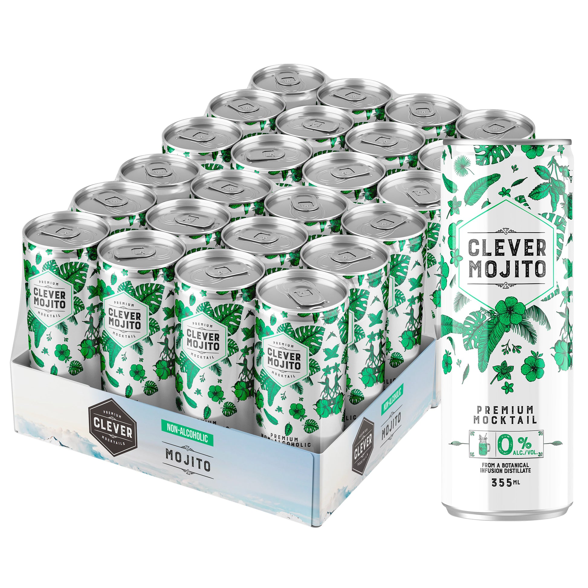 Clever Mocktails, 355 mL 24-pack - image 3